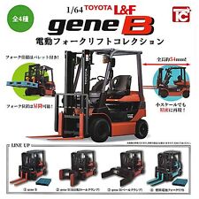 1/64 TOYOTA gene B electric forklift Mascot Capsule Toy 5 Types Comp Set Gacha picture
