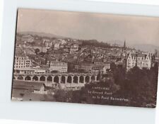 Postcard Le Grand-Pont Lausanne Switzerland picture