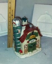 Vintage Mervyns Christmas Village Square Barn and Silo picture