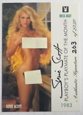 1995 Susie Scott #90 Autographed Signed Playboy Miss May 1983 Card #d/2750 picture
