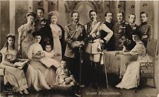 Original Royalty PC - KAISER WILHELM II OF PRUSSIA in uniform WW1 more listed #f picture