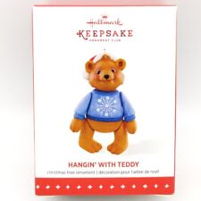 Hallmark 2015 Keepsake Ornament Club Hangin' With Teddy Member Exclusive picture
