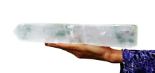 Large Clear Quartz Obelisk Tower Healing Crystal, Reiki Charged Meditation Tool picture