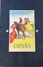 1940s Josep Morell Spain Tourism Original Advertisement Travel Poster – WW2 picture