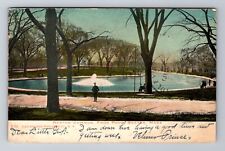 Boston MA-Massachusetts, Frog Pond, Boston Common, c1906 Vintage Postcard picture