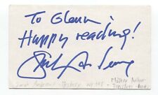 Sarah Andrews Signed 3x5 Index Card Autographed Signature Author Geologist picture