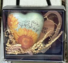 Demdaco Art Heart Keepsake Box “You Are My Sunshine” Sunflowers picture
