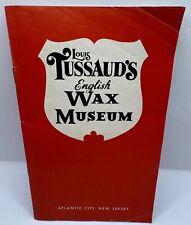 1974 Louis Tussaud’s English Wax Museum Souvenir Guide Book Atlantic City NJ picture