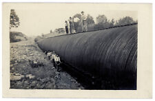 Old RPPC Altmar NY Pipeline & Construction Workers Photo Postcard cv96 picture