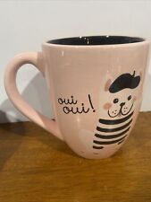 French Bulldog mug pink “oui” A4C picture