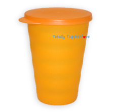 Tupperware Tumbler Cup Single Impressions 16 oz. w/ Seal Orange NEW picture