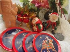 Vintage Christmas Ornaments - 11 PRE-OWNED ASSORTED  - VARIOUS SIZES & COLORS picture
