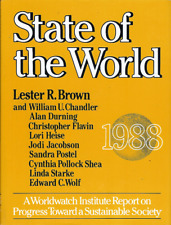 State of the World 1988 by Lester Brown A Worldwatch Institute Report HCDJ 1st picture