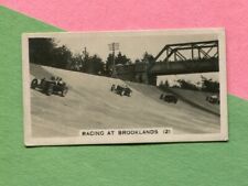 1932 W.D. & H.O WILLS CIGARETTES HOMELAND EVENTS CARD #43 RACING AT BROOKLANDS 2 picture
