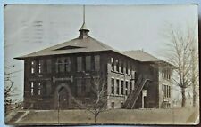 West School Cleveland Ohio Post Marked 1912 Real Photo Postcard RPPC A081 picture