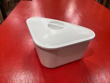 Tupperware Corner Caddie/Sink Storage #275 White w/White Lid picture
