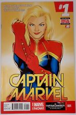 Captain Marvel #1 2014 AND Variant #1 AND #3 - #5 - Five gorgeous NM issues picture