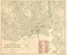 1911 Map| Map of the permanent system of highways, District of Columbia| Distric picture