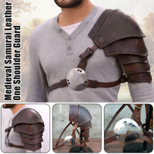 Medieval  Single Shoulder Armor PU Leather Gladiator Knight Pauldrons picture