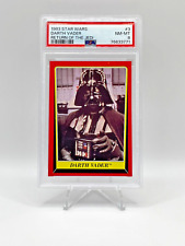 Darth Vader 1983 Topps Star Wars RARE RETURN OF THE JEDI #3 | PSA 8, POP 47 - 1 picture