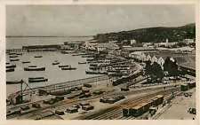 CHILE CORONEL (Talcahuano) Railroads and port, 1915 Post Card Univ. Postal Union picture