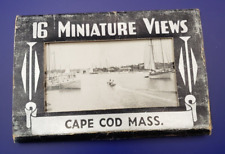 Vintage Cape Cod Massachusetts Miniature Postcards Black and White Lot of 16 picture