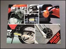 1982 Suzuki DR125 DR250 SP125 SP250 Motorcycle Bike Vintage Brochure Catalog picture
