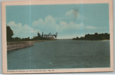 Vintage Postcard Harbour Entrance Port Colborne Ontario picture