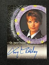 2000 Rittenhouse Stargate Teryl Rothery Dr Janet Fraiser A3 Autograph Card AA picture