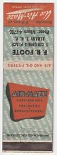 c1950s Air Maze FR Foote Shop Albany NY Googie MCM Vintage Matchbook Cover picture