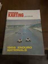 Sept 1968 Modern Karting Vintage Magazine WKA IKF Enduro Sprint Racing Go Cart picture