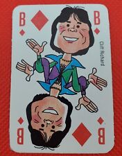 Cliff Richard 1980 German Pop Rock Music Playing Card Pop Rocky picture