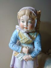 Antique Heubach  Rudolstadt Type German Bisque Porcelain Figurine Young Girl 15