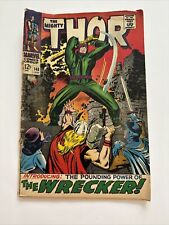 THE MIGHTY THOR #148 1ST APP THE WRECKER ORIGIN BLACK BOLT STAN LEE 1967 picture