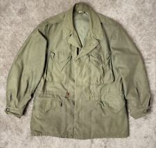 WWII Original And Rare M-1943 Field Jacket Size 44L Huge Size Real M-43 Jacket picture