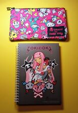 Tokidoki Spiral  Notebook Simone Legno Unused RARE & Tokidoki Hello Kitty  Case picture