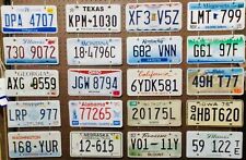 License Plate Lot - 20 plates, Bulk, Mixed States, Craft or Collect  picture