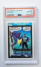 1990-Marvel Universe -The Punisher -#155-rookie Year Card -PSA 10 picture