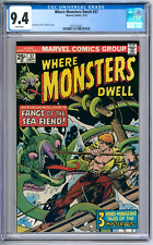 Where Monster Dwell 38 CGC Graded 9.4 NM Marvel Comics 1975 picture