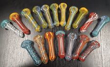 😎BUY ONE GET ONE FREE✨🔥GLASS HAND PIPES WITH COLORFUL DESIGN✨RANDOM COLOR picture