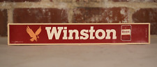 Vintage Winston Cigarettes Grocery Store Conveyor Item Divider Sign picture