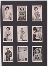MAGDA SCHNEIDER MOVIE STAR 30 Vintage RED Photo Cigarette Cards (L5835) picture