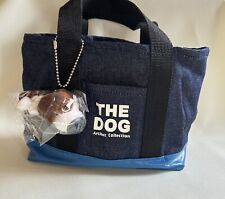 THE DOG French Bulldog Tote Bag Mini Bag with Mascot Blue Artlist Collection JP picture