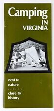 1968 Camping In Virginia Directory of Campgrounds Vintage Travel Booklet VA picture
