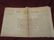 The World April 5, 1893 New York newspaper witchcraft, electric chair articles picture