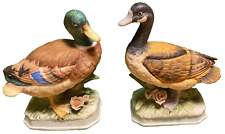 Vintage Napcoware SET OF 2 Mallard Duck and Canada Goose Porcelain Taiwan 🦆 picture