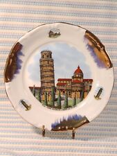 Vintage Pisa Italy Souvenir Plate Leaning Tower Torre Pendente picture