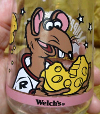 vintage WELCH'S glass jelly jar 1998 MUPPETS IN SPACE Rizzo's Lunar Lunch picture