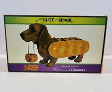 Cracker Barrel Halloween Wiener Dog Dachshund Hot Dog Trick Or Treat Figure 13”  picture