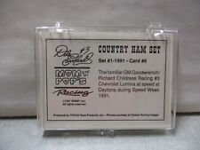1991 Dale Earnhardt Mom N Pops Country Ham Set picture